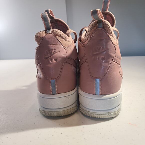 Nike Air Force 1 Ultraforce Mid Particle Pink Womens Shoes 864025-600 Size 7 - Picture 6 of 11